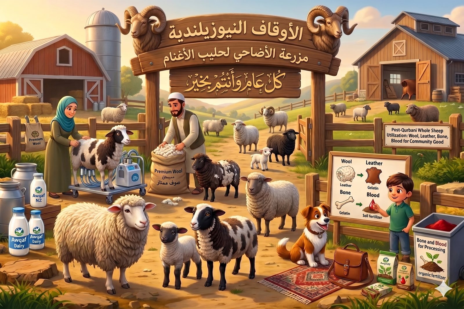 Zero Qurbani Waste — our sheep dairy farm vision