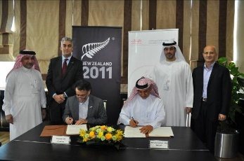 Signing the first Protocol of Cooperation with Awqaf Dubai (AMAF) — 2011